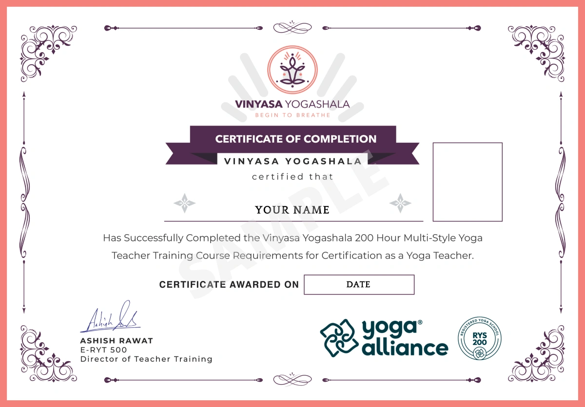200 Hour Yoga Teacher Training in Rishikesh